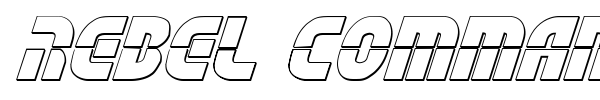Rebel Command font preview