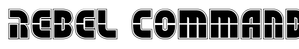 Rebel Command font preview