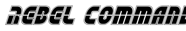 Rebel Command font preview