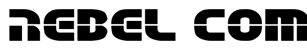 Rebel Command font preview