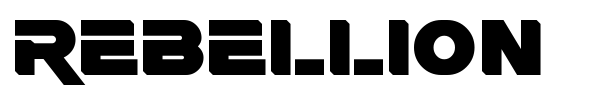Rebellion font