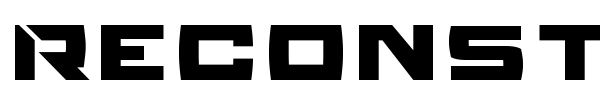 Reconstruct font