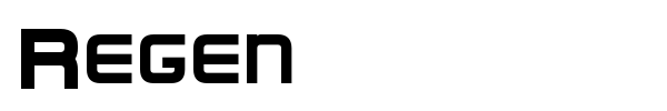 Regen font
