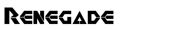 Renegade font