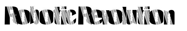 Robotic Revolution font