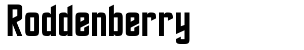 Roddenberry font