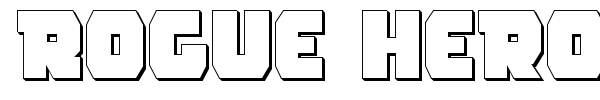 Rogue Hero font