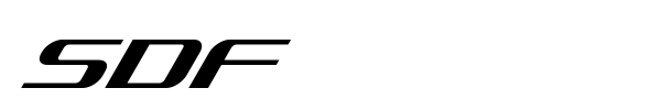 SDF font