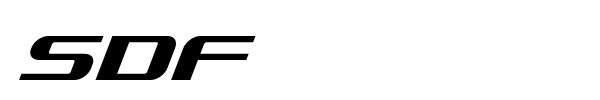 SDF font preview