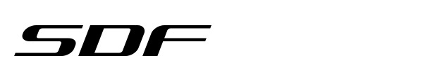 SDF font preview