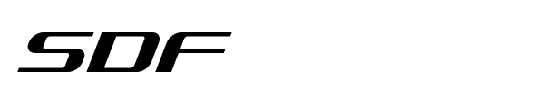 SDF font preview