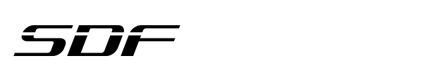 SDF font preview