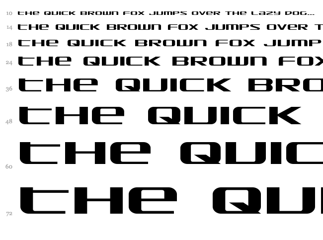 SDF font waterfall