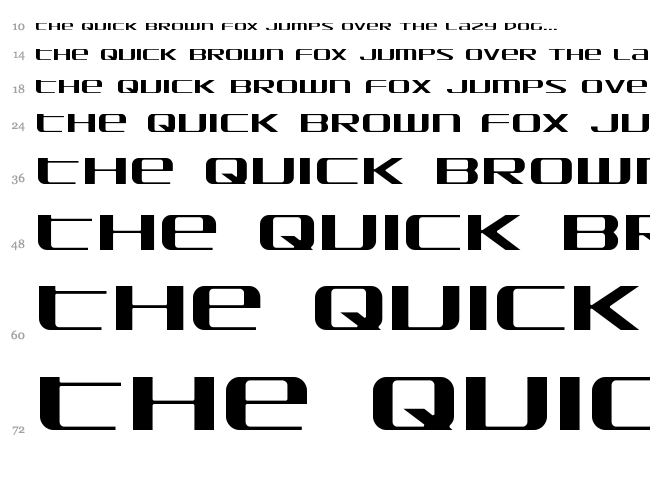 SDF font waterfall