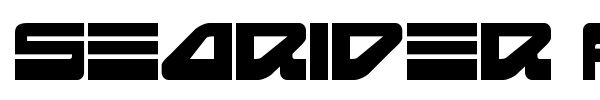 Searider Falcon font preview