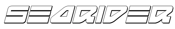 Searider Falcon font preview