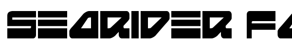 Searider Falcon font preview