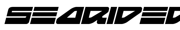 Searider Falcon font preview