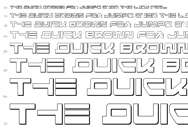 Searider Falcon font waterfall
