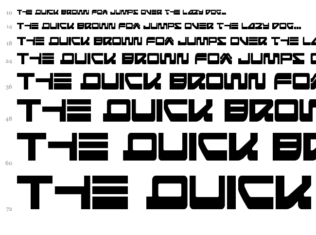 Searider Falcon font waterfall
