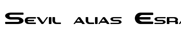 Sevil alias Esra lite font