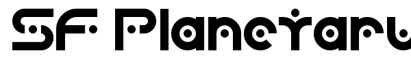 SF Planetary Orbiter font