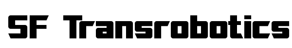 SF Transrobotics font