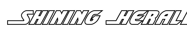 Shining Herald font