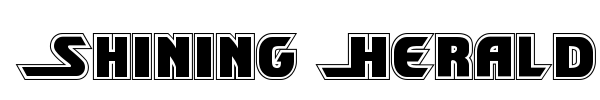 Shining Herald font preview