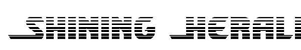 Shining Herald font preview