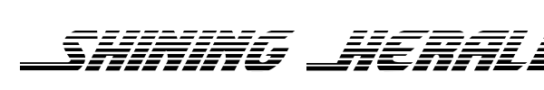 Shining Herald font preview