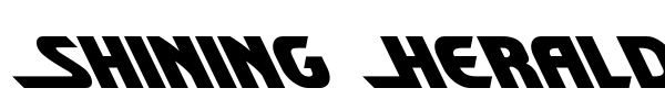 Shining Herald font preview