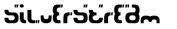 SilverStream font