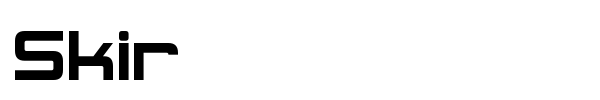 Skir font