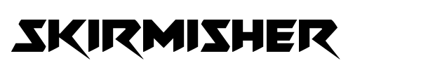 Skirmisher font preview