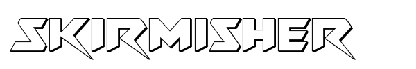 Skirmisher font preview
