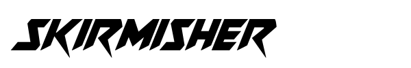 Skirmisher font preview
