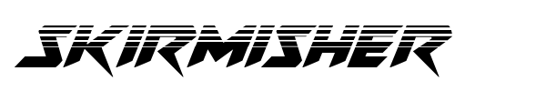 Skirmisher font preview