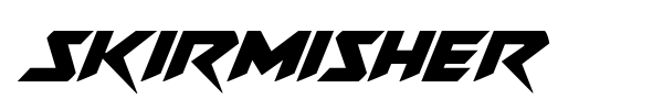 Skirmisher font preview