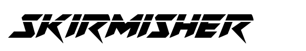 Skirmisher font preview