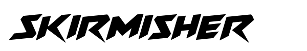Skirmisher font preview