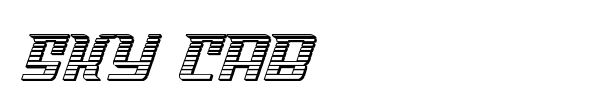 Sky Cab font preview