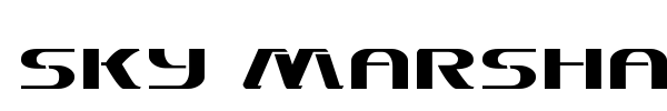 Sky Marshal font preview
