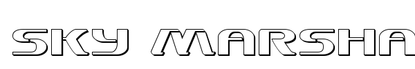 Sky Marshal font preview
