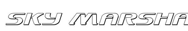 Sky Marshal font preview