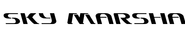 Sky Marshal font preview