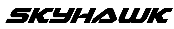 Skyhawk font