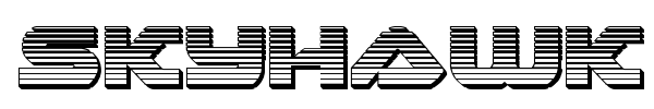 Skyhawk font preview