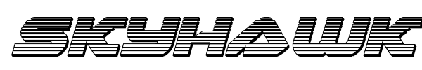 Skyhawk font preview