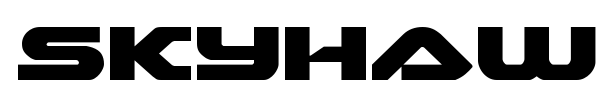 Skyhawk font preview